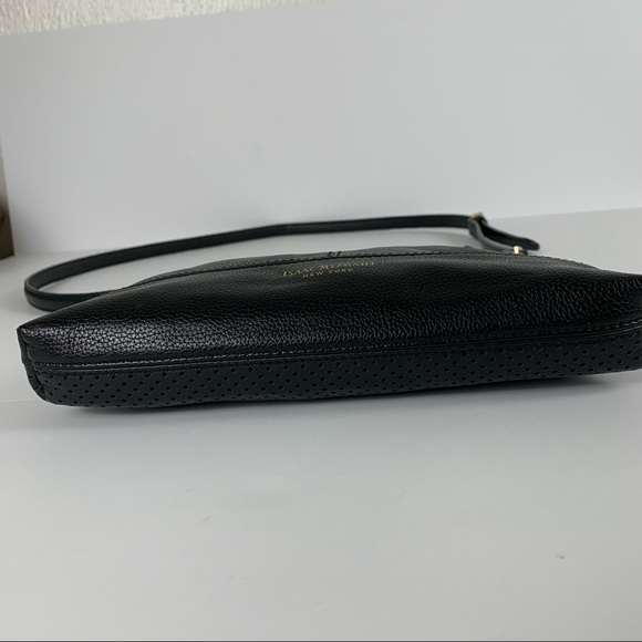 Isaac Mizrahi Kay Leather Crossbody Perforated Bag - Picture 8 of 13